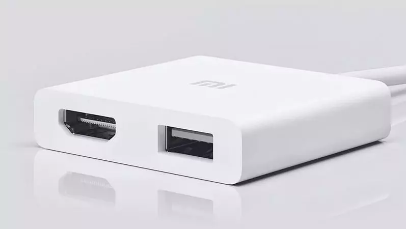 Адаптер Xiaomi Type-C - USB/HDMI USB-C HDMI (MZJQCH2TM) White (Белый) CN