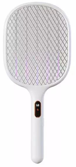 Электрическая мухобойка Qualitell Smart Digital Electric Fly Swatte S1 Pro White (Белый) Электрическая мухобойка Qualitell Smart Digital Electric Fly Swatte S1 Pro White (Белый)