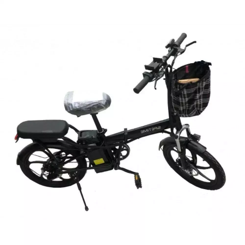 Электровелосипед Spetime E-Bike S6 Plus Black (Черный)