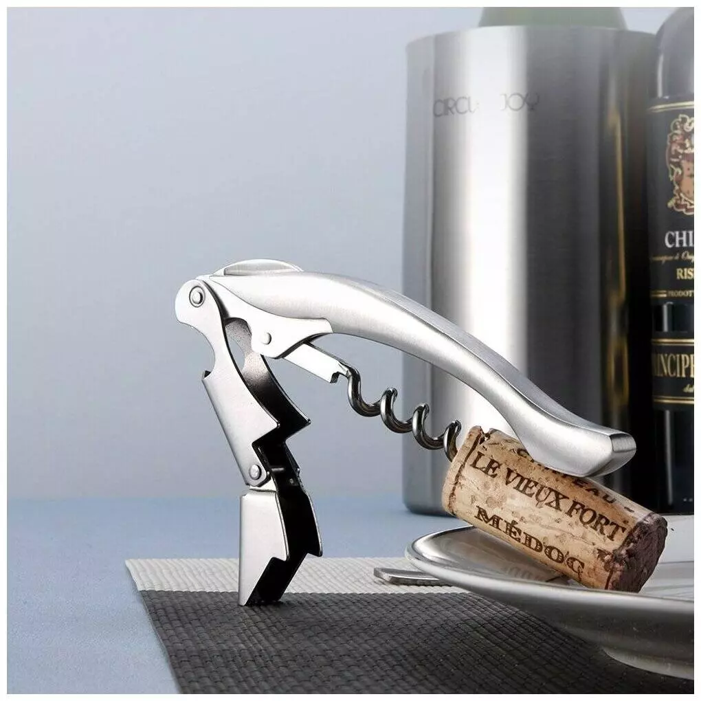 Штопор Circle Joy Stainless Steel Sommelier Wine Opener CJ-KP02 Silver (Серебристый) Штопор Circle Joy Stainless Steel Sommelier Wine Opener CJ-KP02 Silver (Серебристый)