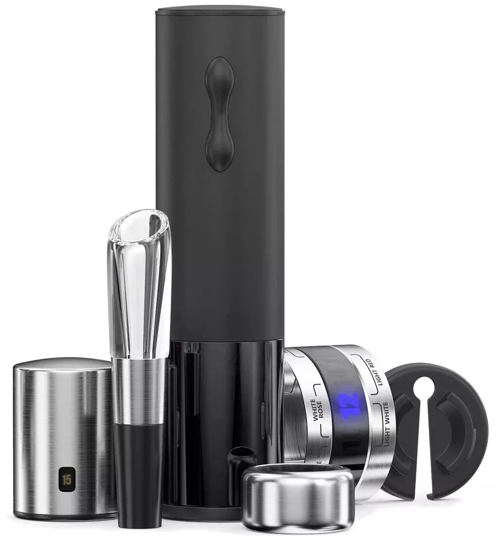 Винный набор 7 в 1 Circle Joy Wine and Beer Gift Set CJ-TZ09 Black (Черный) Винный набор 7 в 1 Circle Joy Wine and Beer Gift Set CJ-TZ09 Black (Черный)