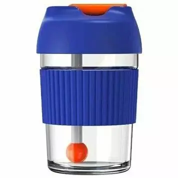 Термокружка Xiaomi Kiss Kiss Fish Rainbow (G-U36W) 365ml Dark Blue (Темно-синий)