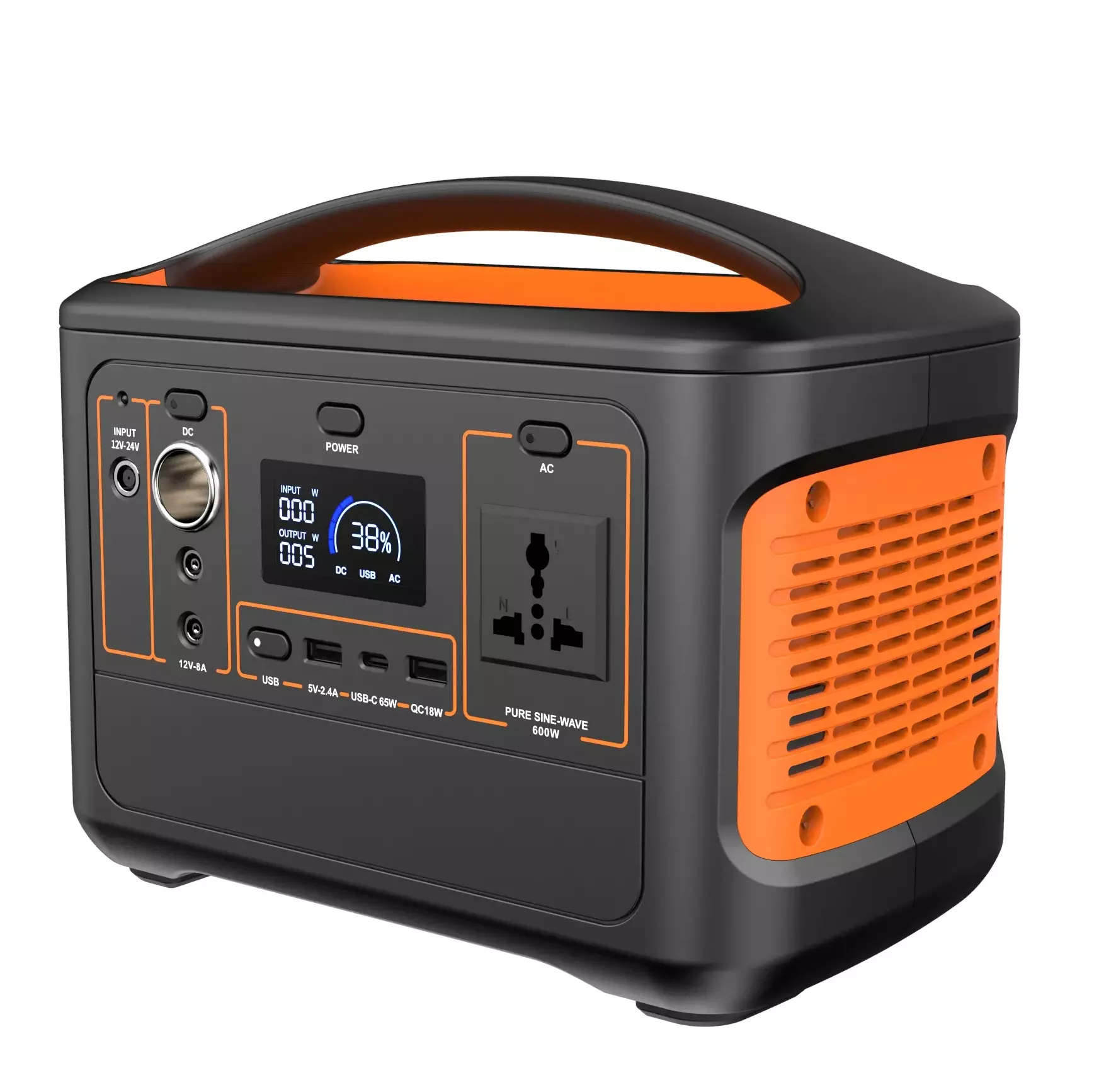 Портативная зарядная станция GREENOE Portable Power Station 568Wh EU600 Black (Черный) Портативная зарядная станция GREENOE Portable Power Station 568Wh EU600 Black (Черный)