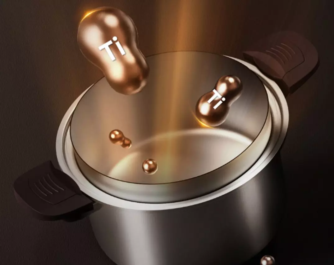 Кастрюля-скороварка Xiaomi Crystal Kitchen Titanium Micro-Pressure Cooking Pot 28cm (JC-WYG01) Silver (Серебристый) Кастрюля-скороварка Xiaomi Crystal Kitchen Titanium Micro-Pressure Cooking Pot 28cm (JC-WYG01) Silver (Серебристый)