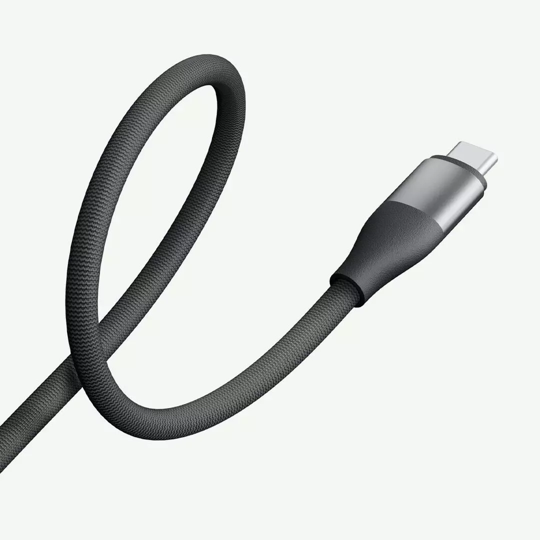 Высокоскоростной кабель для передачи данных Xiaomi Dual Type-C 6A 1m (XMAC1CYM) Dark Gray (Темно-серый)