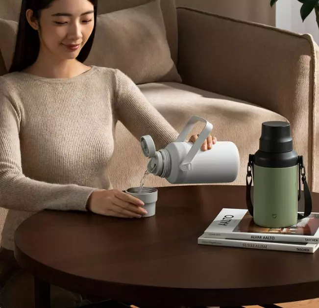 Термос Xiaomi Mijia Big Belly Thermos Cup (MJDDB01PL) 1л Gray (Серый) Термос Xiaomi Mijia Big Belly Thermos Cup (MJDDB01PL) 1л Gray (Серый)