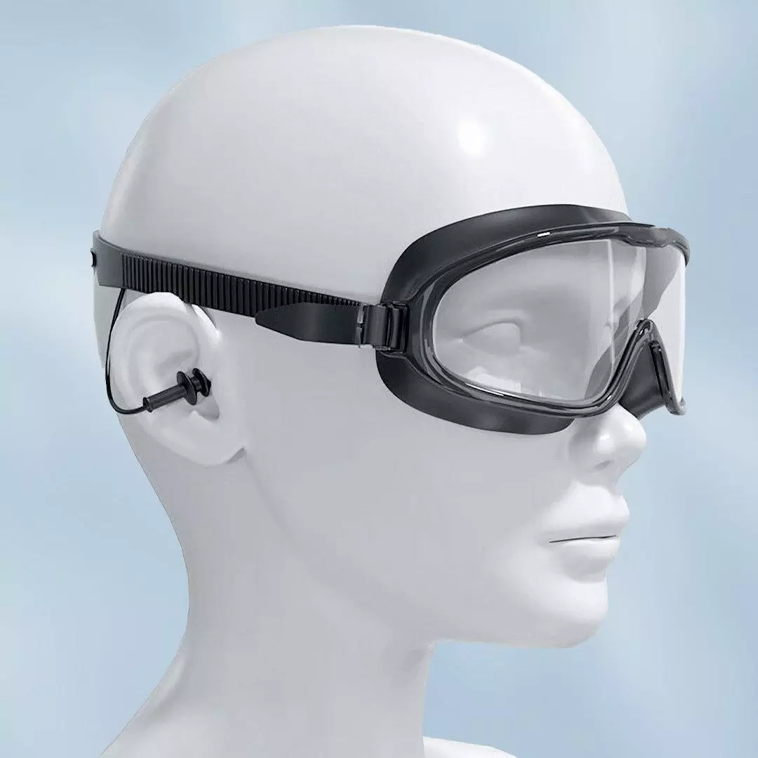 Очки для плавания с берушами Xiaomi Sportsoul (YJ4018) Black (Черный) Очки для плавания с берушами Xiaomi Sportsoul (YJ4018) Black (Черный)