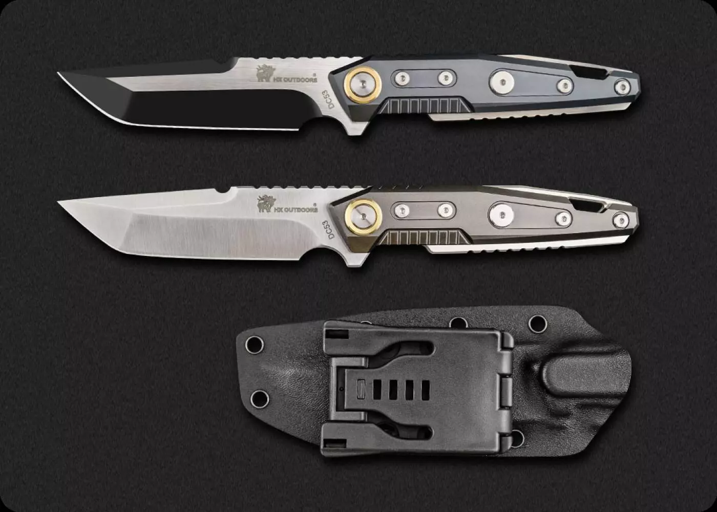 Нож раскладной HX OUTDOORS Heavy Armor DC53 Full Tang Camping Hunting Army Survival Tourist Knife Black (Черный) Нож раскладной HX OUTDOORS Heavy Armor DC53 Full Tang Camping Hunting Army Survival Tourist Knife Black (Черный)