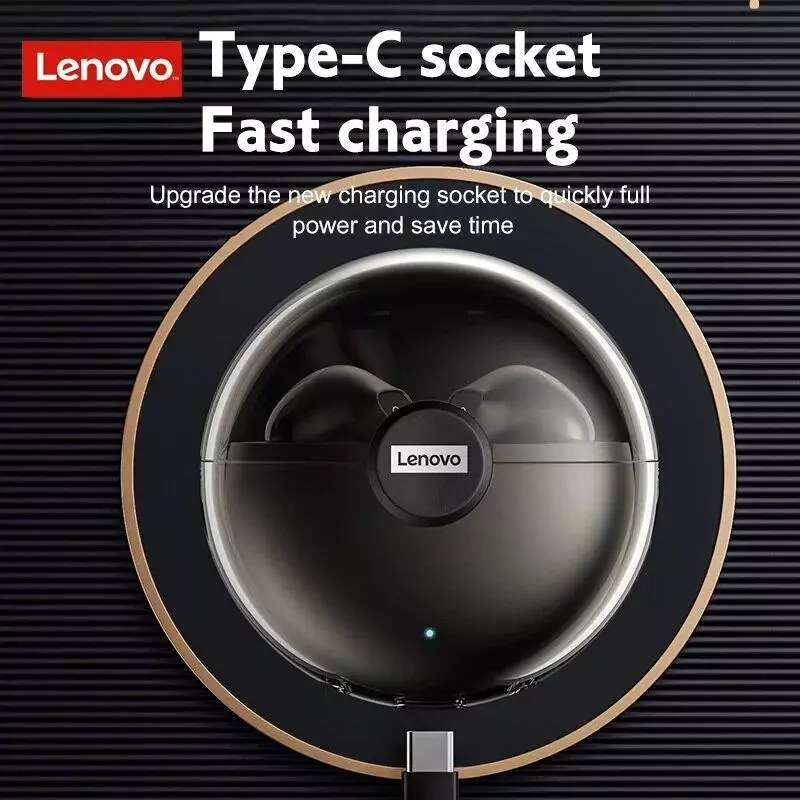 Беспроводные наушники Lenovo LP80 Black (Черный) Global Version