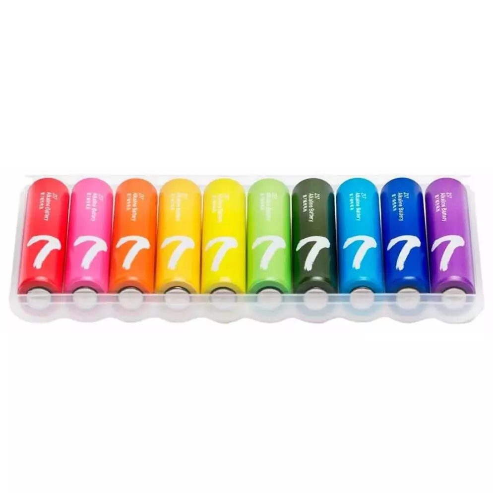 Батарейки Xiaomi ZMI Rainbow Zi7 AAA LR03 (10 шт) Color (Цветной) Батарейки Xiaomi ZMI Rainbow Zi7 AAA LR03 (10 шт) Color (Цветной)