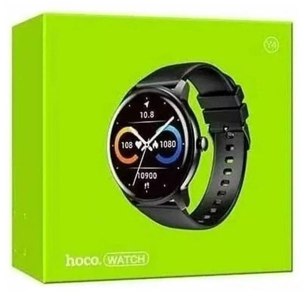 Умные часы Hoco Y4 Smart Watch Black (Черный) Global Version Умные часы Hoco Y4 Smart Watch Black (Черный) Global Version