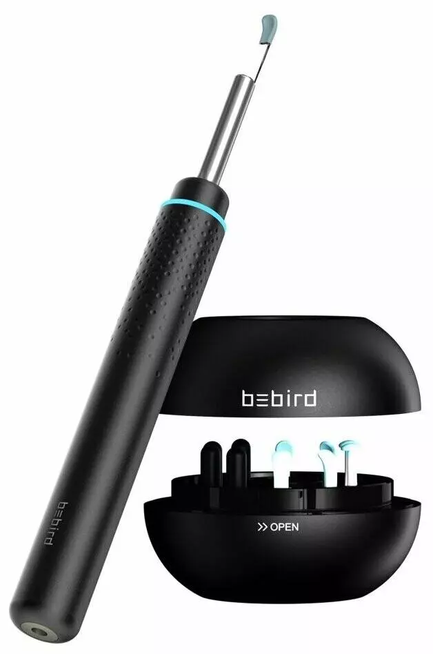 Умная ушная палочка Bebird Smart Visual Spoon Stick M9S Black (Черный)