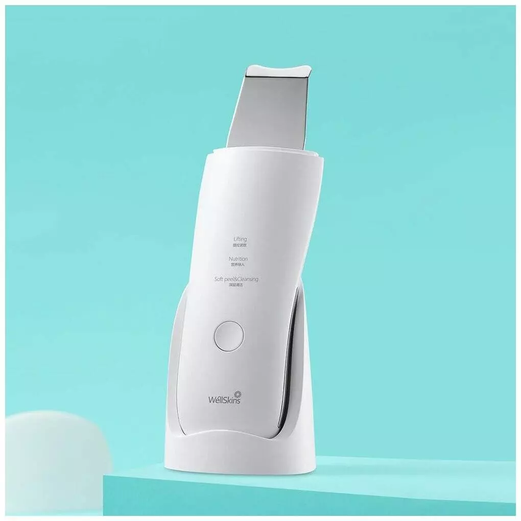 Массажер для лица WellSkins Ultrasonic Skin Scrubber (WX-CJ101) White White (Белый) Массажер для лица WellSkins Ultrasonic Skin Scrubber (WX-CJ101) White White (Белый)