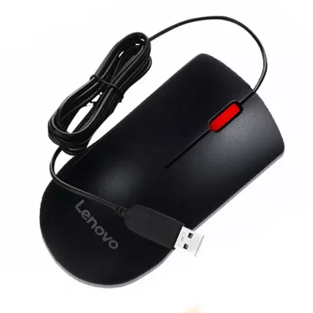 Мышь Lenovo Big Red Dot Slient Cable Mouse M220L Black (Черный) Мышь Lenovo Big Red Dot Slient Cable Mouse M220L Black (Черный)