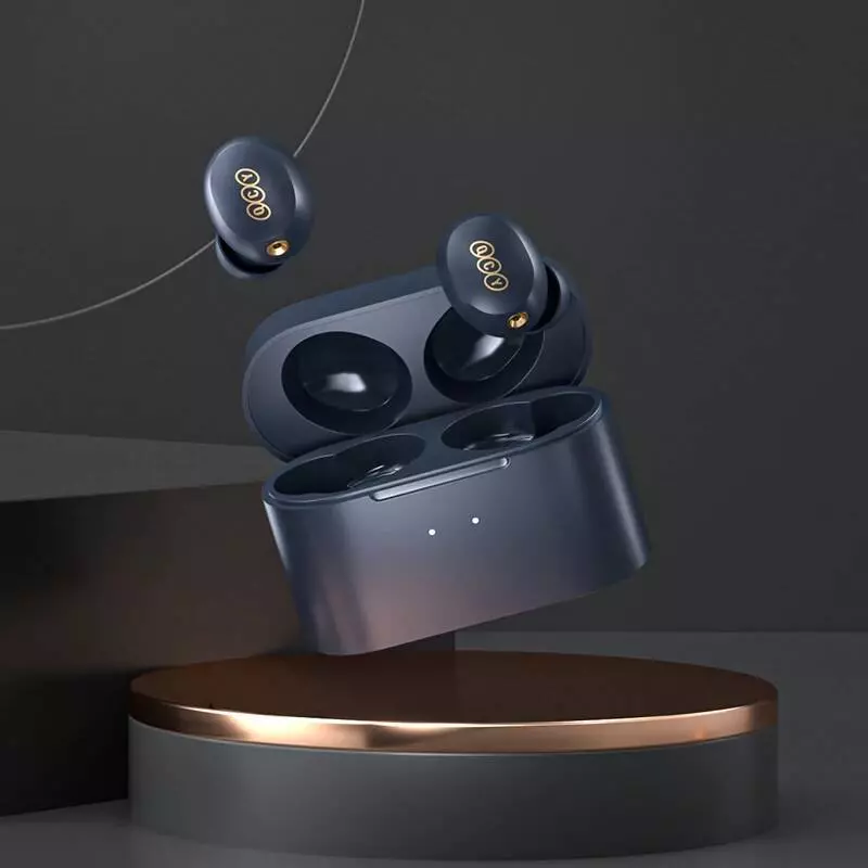 Беспроводные наушники QCY HT01 Dark Blue (Темно-синий) CN Беспроводные наушники QCY HT01 Dark Blue (Темно-синий) CN