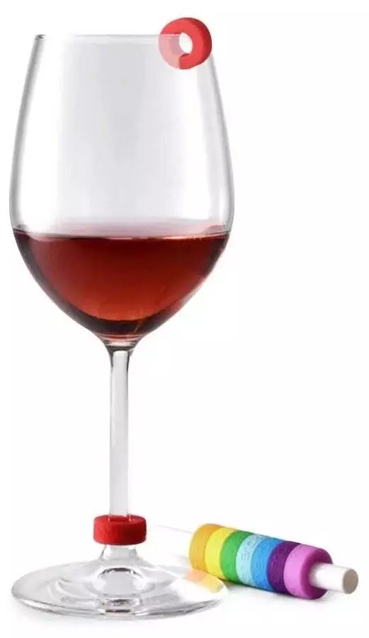 Цветные колечки для бокалов Circle Joy Wine Cup Identification Ring (разноцветный) Color (Цветной) Цветные колечки для бокалов Circle Joy Wine Cup Identification Ring (разноцветный) Color (Цветной)
