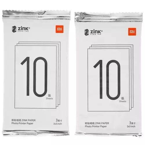 Фотобумага Xiaomi Mijia AR ZINK Portable Photo Printer Paper (20 листов) White (Белый) Фотобумага Xiaomi Mijia AR ZINK Portable Photo Printer Paper (20 листов) White (Белый)