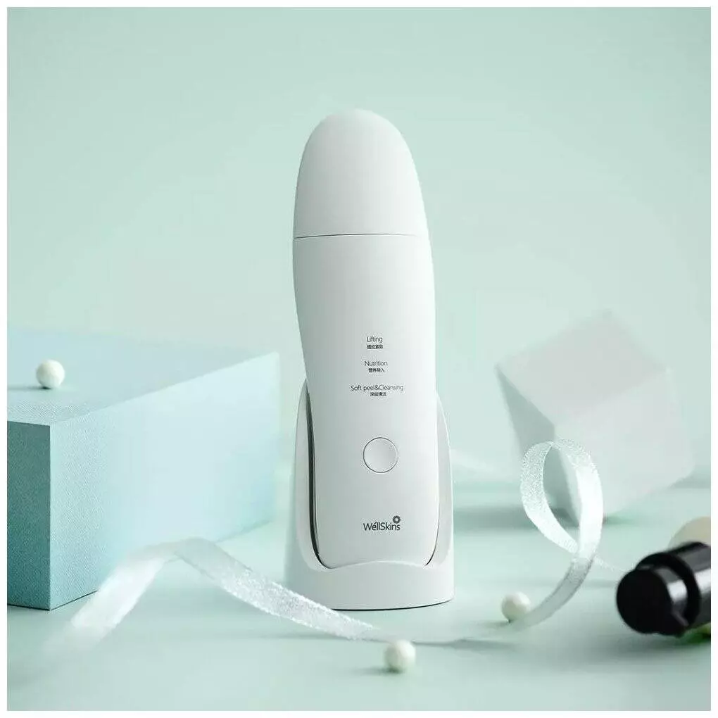 Массажер для лица WellSkins Ultrasonic Skin Scrubber (WX-CJ101) White White (Белый) Массажер для лица WellSkins Ultrasonic Skin Scrubber (WX-CJ101) White White (Белый)
