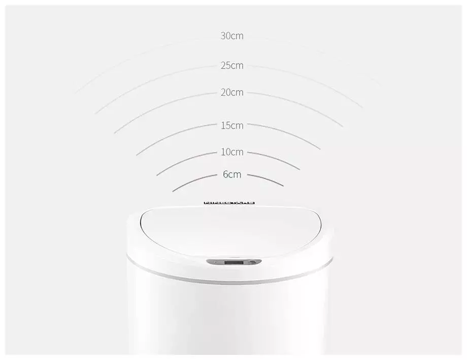 Мусорное ведро Ninestars Sensor Trash Can, 10 л (DZT-10-29S) White (Белый) Мусорное ведро Ninestars Sensor Trash Can, 10 л (DZT-10-29S) White (Белый)