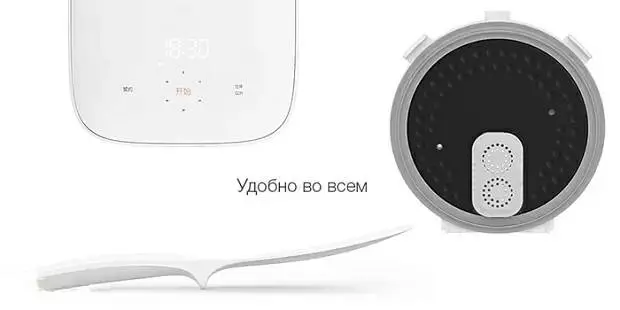 Мультиварка Xiaomi Induction Heating Rice Cooker 2 4L White (Белый) Мультиварка Xiaomi Induction Heating Rice Cooker 2 4L White (Белый)