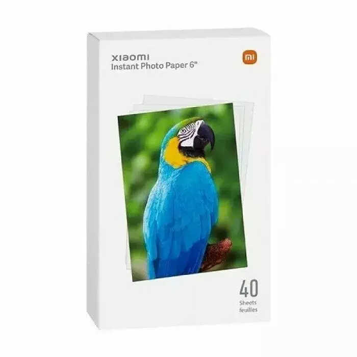 Бумага для фотопринтера Xiaomi Instant Photo Paper 6" (40 листов) SD20 White (Белый) Бумага для фотопринтера Xiaomi Instant Photo Paper 6" (40 листов) SD20 White (Белый)