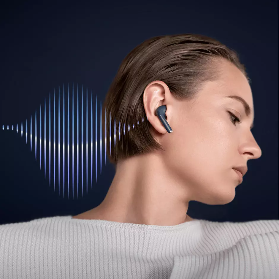 Безпроводные наушники Haylou True Wireless Earbuds X1C Blue (Голубой)