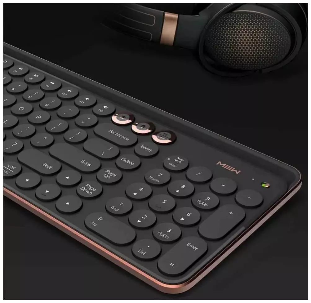 Клавиатура беспроводная MIIIW Keyboard Bluetooth Dual Mode (MWBK01) Black (Черный) Клавиатура беспроводная MIIIW Keyboard Bluetooth Dual Mode (MWBK01) Black (Черный)