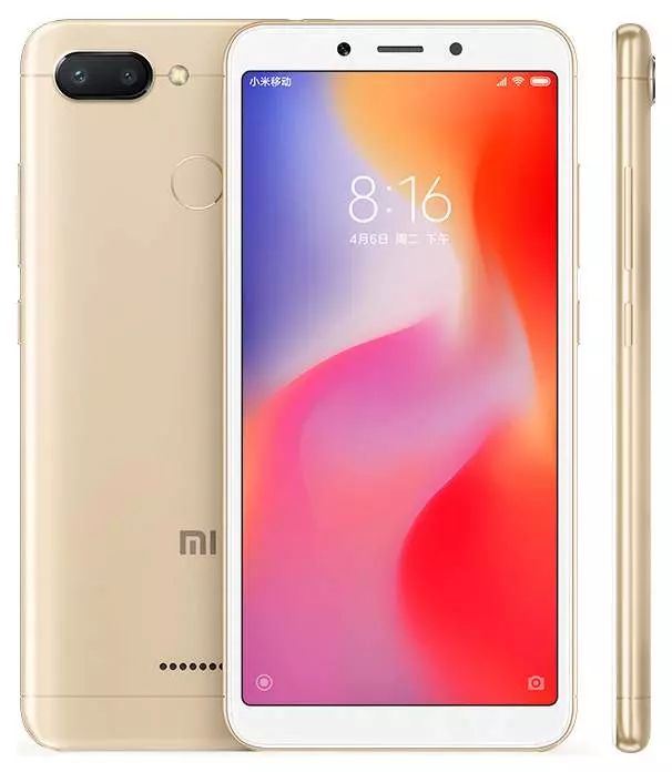 Xiaomi Redmi 6 3/32GB Gold (Золотой) Global Version Xiaomi Redmi 6 3/32GB Gold (Золотой) Global Version