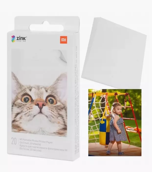 Фотобумага Xiaomi Mijia AR ZINK Portable Photo Printer Paper (20 листов) White (Белый) Фотобумага Xiaomi Mijia AR ZINK Portable Photo Printer Paper (20 листов) White (Белый)