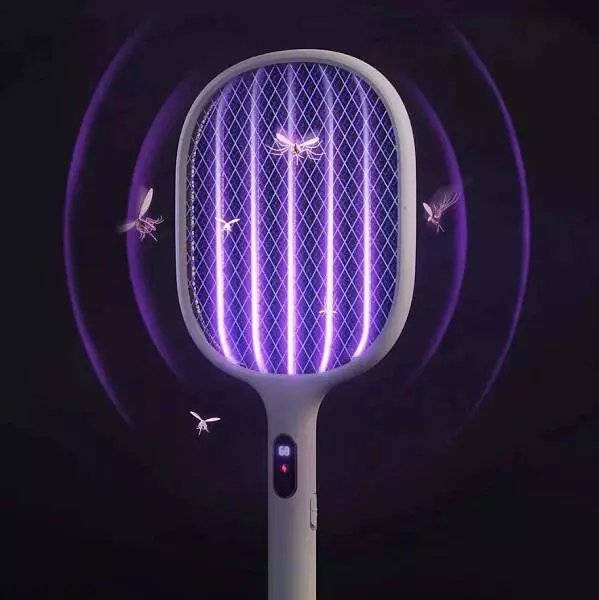 Электрическая мухобойка Qualitell Smart Digital Electric Fly Swatte S1 Pro White (Белый) Электрическая мухобойка Qualitell Smart Digital Electric Fly Swatte S1 Pro White (Белый)