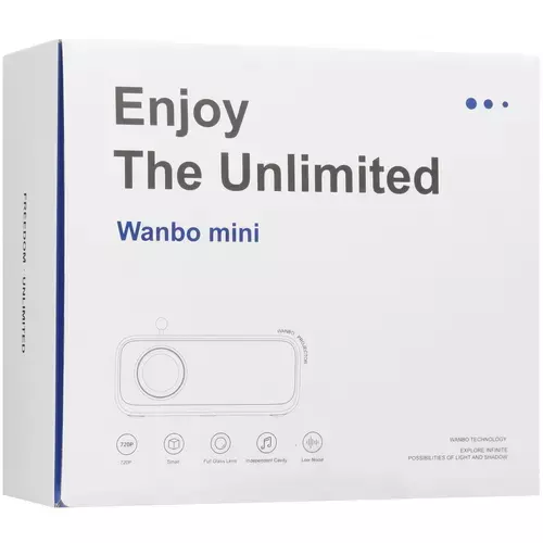 Проектор Wanbo Projector Mini Pro (WPE01) White (Белый) Global version
