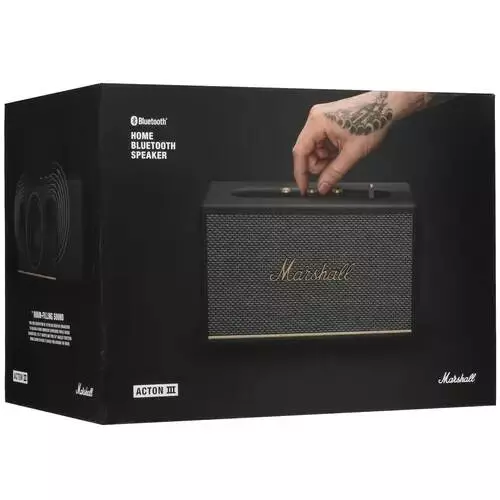 Колонка портативная Marshall Acton 3 Black (Черный) Global Version Колонка портативная Marshall Acton 3 Black (Черный) Global Version