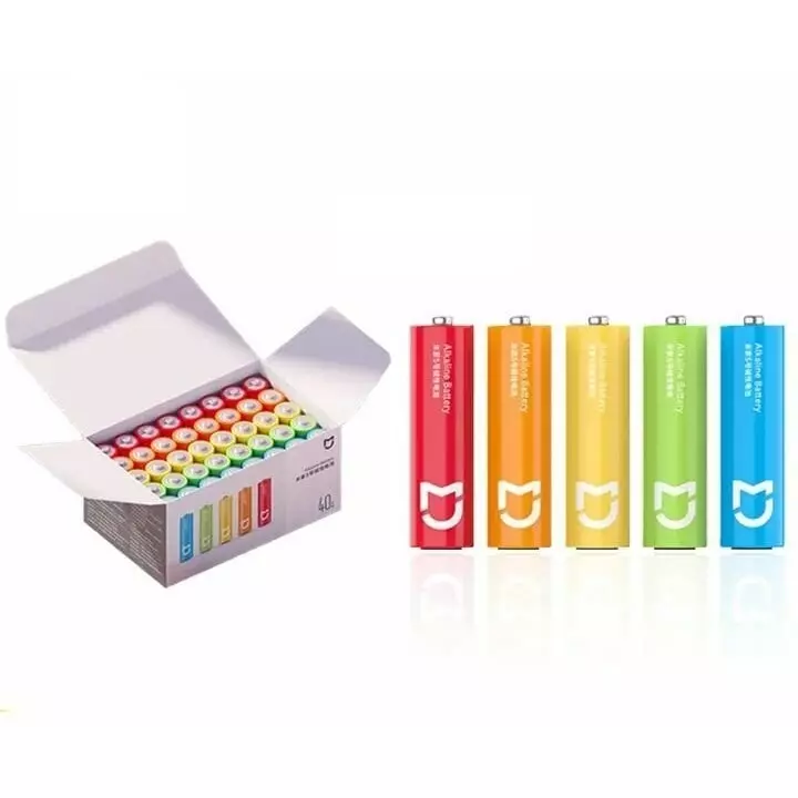 Батарейки Mijia Rainbow No.7 AAA (40 шт) 1.5V Батарейки Mijia Rainbow No.7 AAA (40 шт) 1.5V