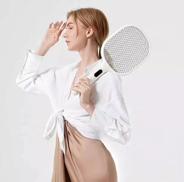 Электрическая мухобойка Qualitell Smart Digital Electric Fly Swatte S1 Pro White (Белый) Электрическая мухобойка Qualitell Smart Digital Electric Fly Swatte S1 Pro White (Белый)