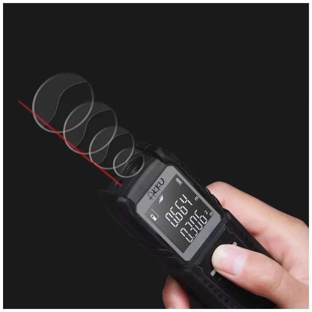 Лазерный дальномер Xiaomi Akku Laser Rangefinder AK302 Black (Черный) Лазерный дальномер Xiaomi Akku Laser Rangefinder AK302 Black (Черный)