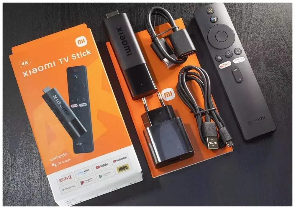 ТВ-приставка Xiaomi TV Stick 4K HDR Black (Черный) EU