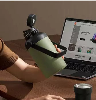 Термос Xiaomi Mijia Big Belly Thermos Cup (MJDDB01PL) 1л Gray (Серый)