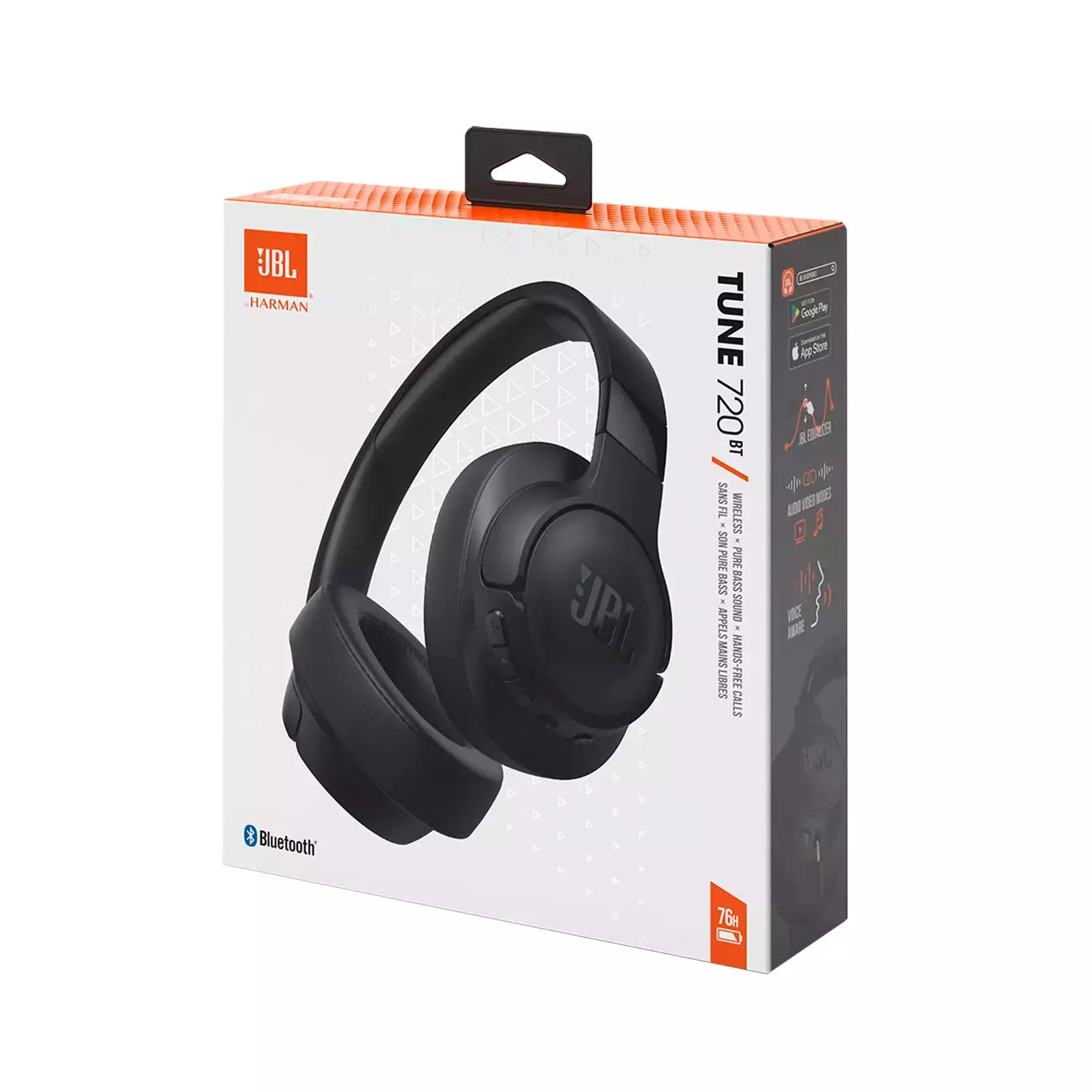Бспроводные наушники JBL Tune 720BT Black (Черный) Бспроводные наушники JBL Tune 720BT Black (Черный)