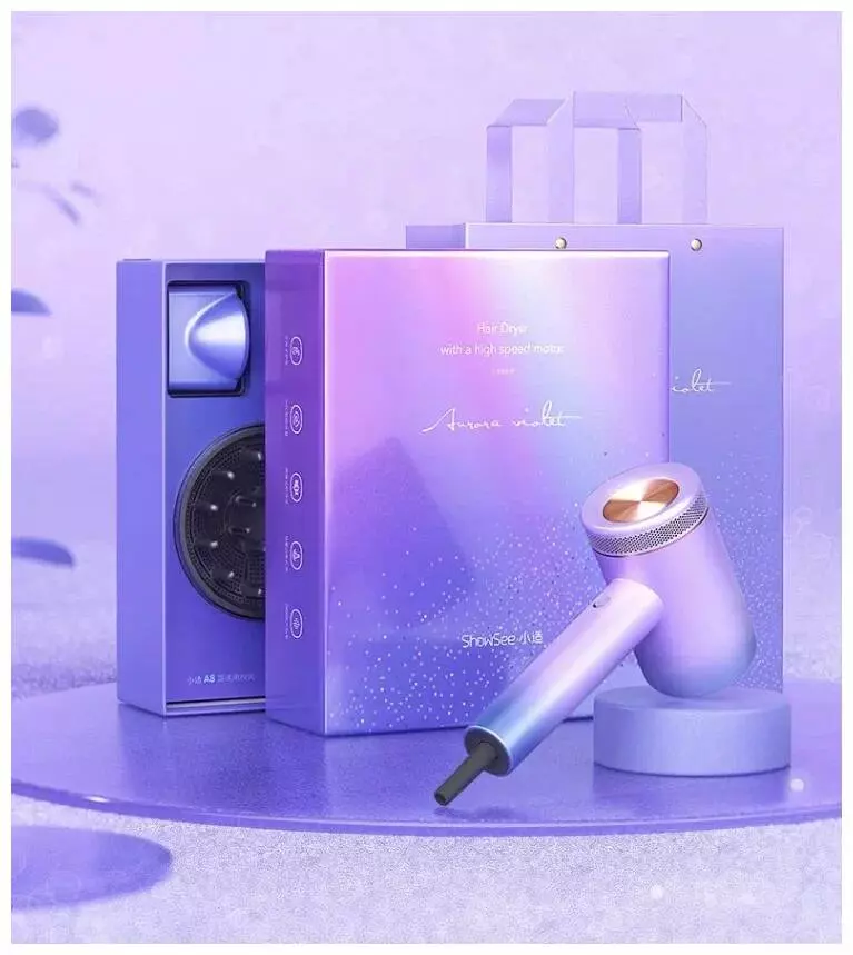 Фен Xiaomi Showsee Hair Dryer Star Shining A8-V Purple (Фиолетовый)