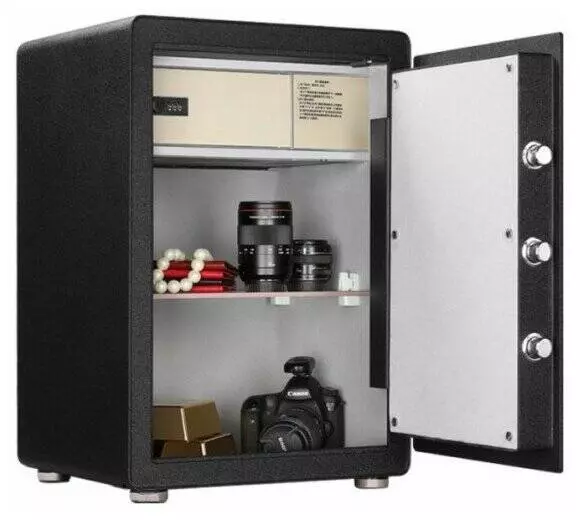Сейф электронный с датчиком отпечатков CRMCR Cayo Anno Iron Pro Safe Box (BGX-X1-60MP) Black (Черный) Сейф электронный с датчиком отпечатков CRMCR Cayo Anno Iron Pro Safe Box (BGX-X1-60MP) Black (Черный)