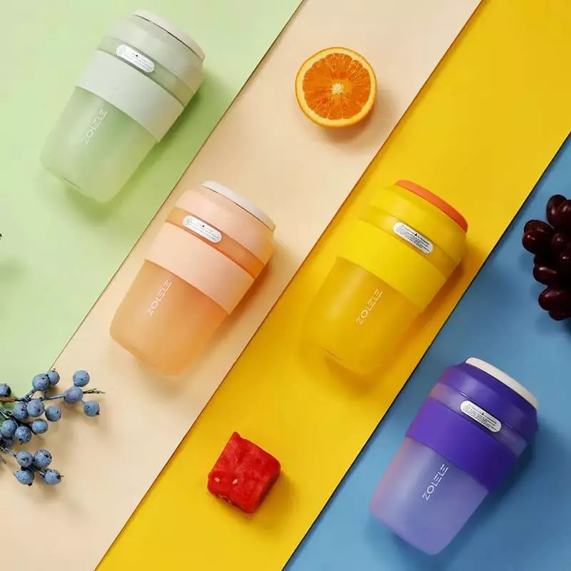 Портативная соковыжималка блендер Zolele Portable Electric Juicer Cup (Zi102) Green (Зеленый) EU Портативная соковыжималка блендер Zolele Portable Electric Juicer Cup (Zi102) Green (Зеленый) EU