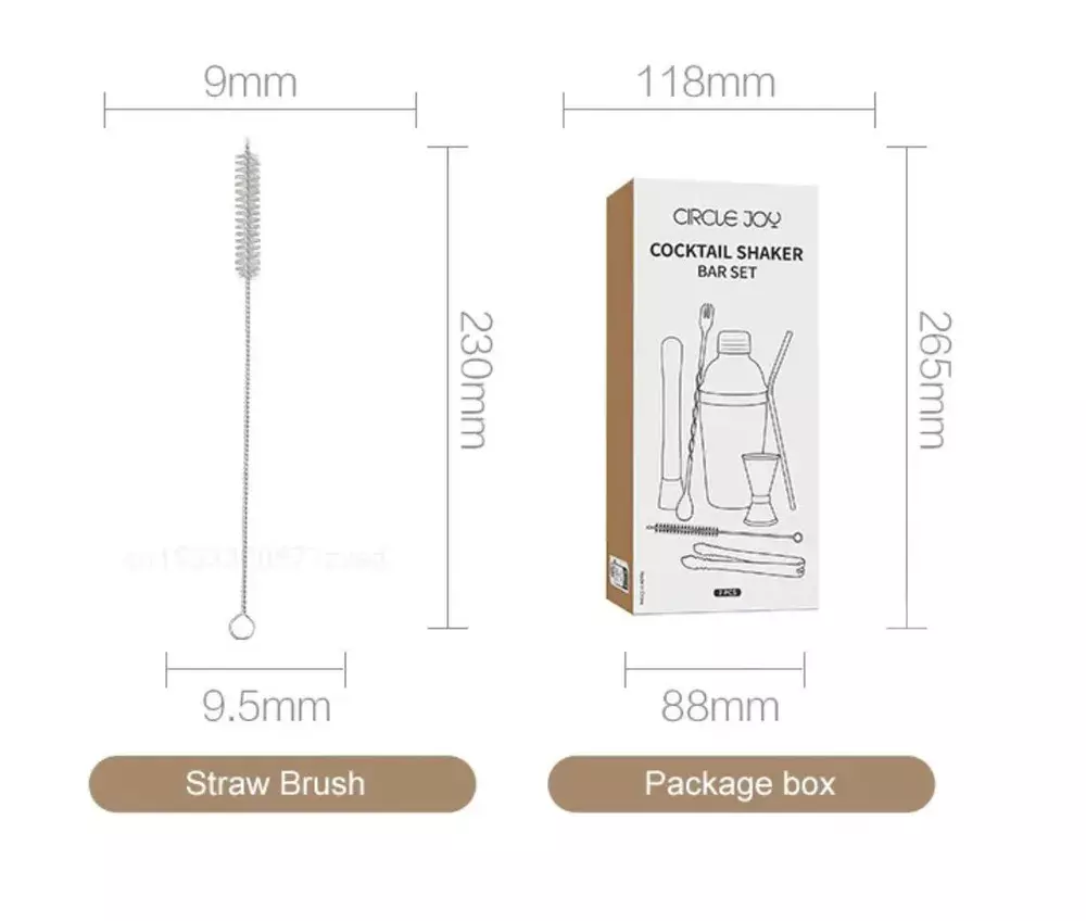 Набор для бармена Circle Joy Cocktail Shaker Bar Set (CJ-CSB01) Silver (Серебристый) Набор для бармена Circle Joy Cocktail Shaker Bar Set (CJ-CSB01) Silver (Серебристый)