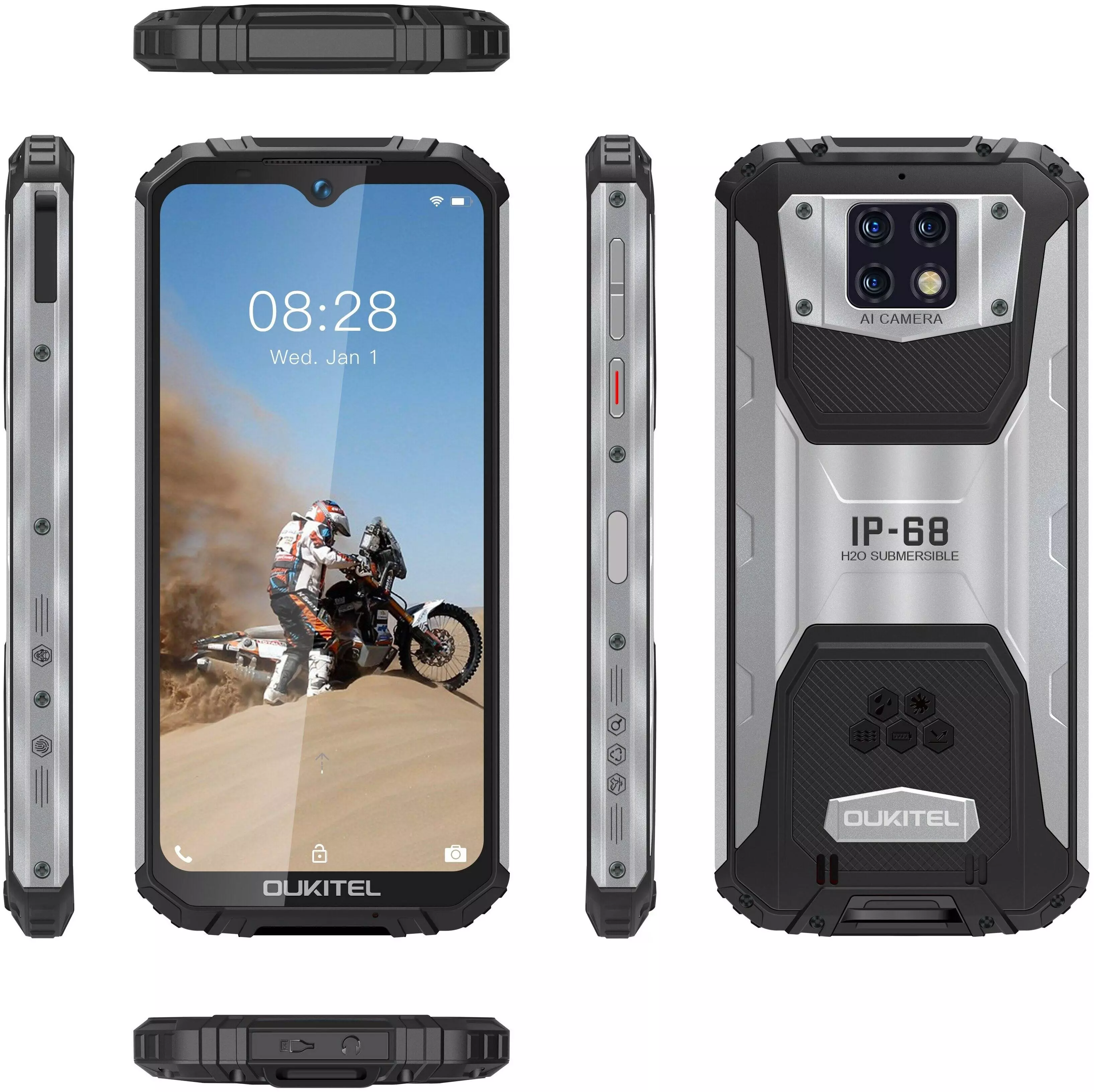 Смартфон Oukitel WP6 6/128Gb Black (Черный) CN Смартфон Oukitel WP6 6/128Gb Black (Черный) CN