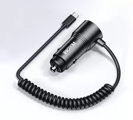 Автомобильное зарядное устройство WEKOME WP-C51 66W Black (Черный)