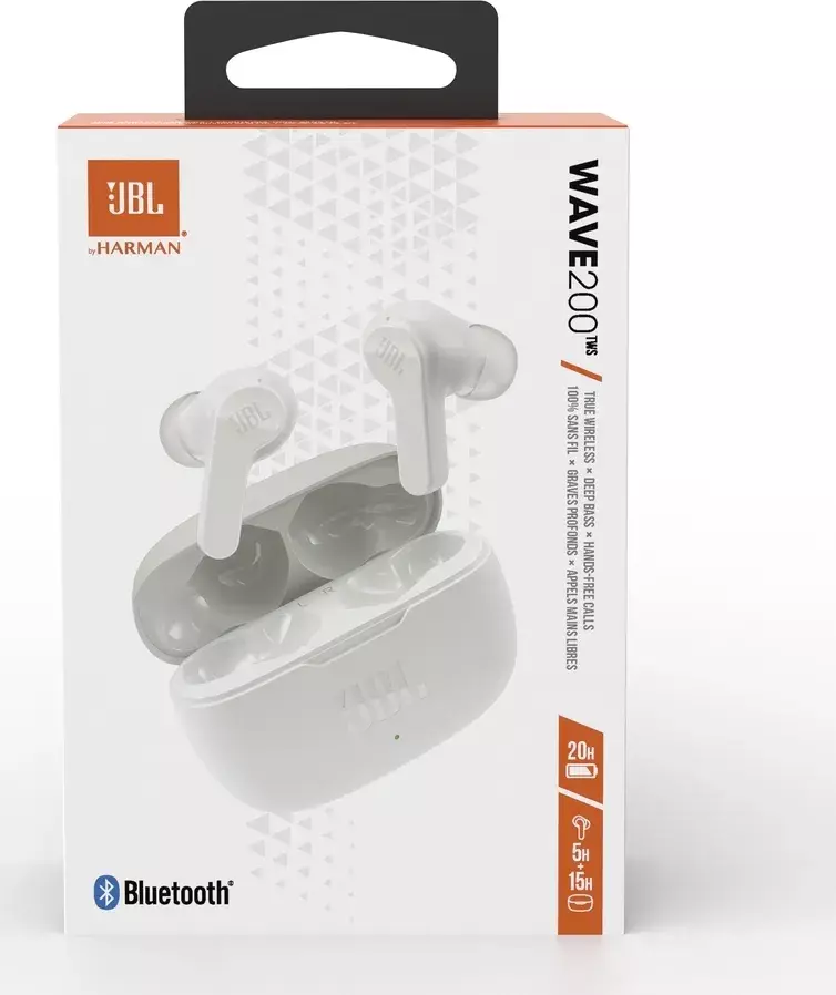 Беспроводные наушники JBL Wave 200 TWS (JBLW200TWSWHT) White (Белый) Беспроводные наушники JBL Wave 200 TWS (JBLW200TWSWHT) White (Белый)