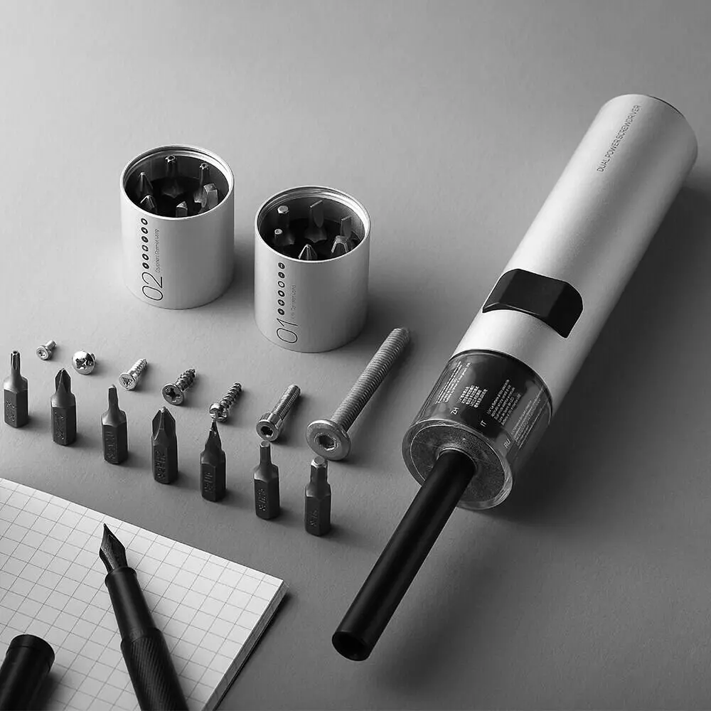 Аккумуляторная отвертка Wowstick SD 36-in-1 Screwdriver Set Silver (Серебристый)