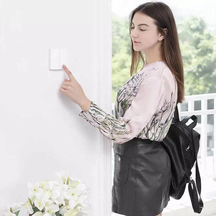Выключатель беспроводной Aqara Wall Wireless Switch Double Key Edition (WXKG02LM) White (Белый)