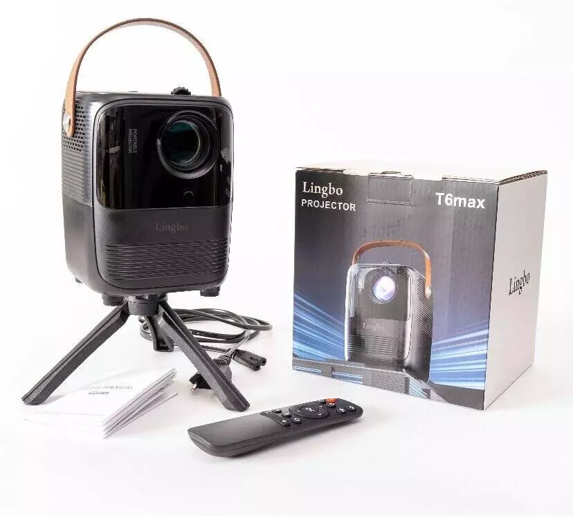 Проектор Lingbo T6 MAX Black (Черный)