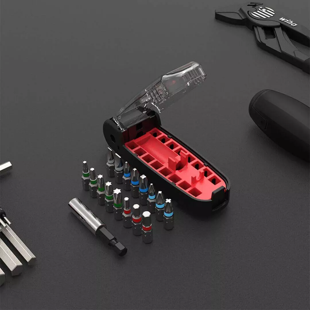 Отвертка с набором бит Xiaomi Wiha Crocodile Mounth Screwdriver 17 in 1 (18 предм.) Black (Черный) Отвертка с набором бит Xiaomi Wiha Crocodile Mounth Screwdriver 17 in 1 (18 предм.) Black (Черный)