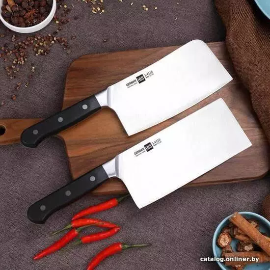 Нож-тесак из немецкой стали HuoHou German Steel Cleaver (HU0053) 17см Black (Черный) Нож-тесак из немецкой стали HuoHou German Steel Cleaver (HU0053) 17см Black (Черный)